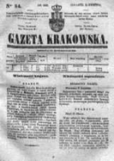 Gazeta Krakowska, 1842, Nr 84