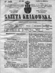 Gazeta Krakowska, 1842, Nr 142