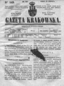 Gazeta Krakowska, 1842, Nr 143