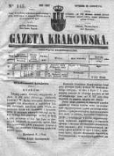 Gazeta Krakowska, 1842, Nr 145