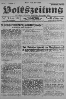 Volkszeitung 18 październik 1937 nr 287