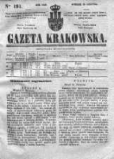 Gazeta Krakowska, 1842, Nr 191