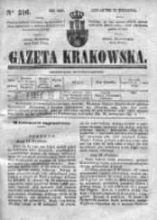 Gazeta Krakowska, 1842, Nr 216