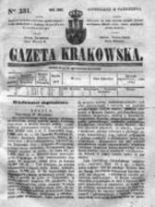 Gazeta Krakowska, 1842, Nr 231