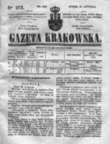 Gazeta Krakowska, 1842, Nr 273