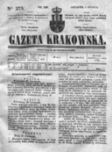 Gazeta Krakowska, 1842, Nr 275