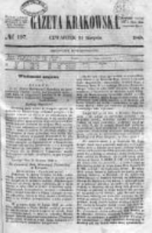Gazeta Krakowska, 1848, nr 197