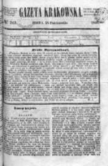 Gazeta Krakowska, 1848, nr 243