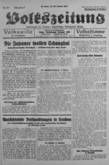 Volkszeitung 20 październik 1937 nr 289