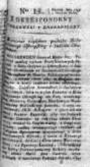 Korespondent Warszawski Donoszący Wiadomości Krajowe i Zagraniczne 1795, Nr 18