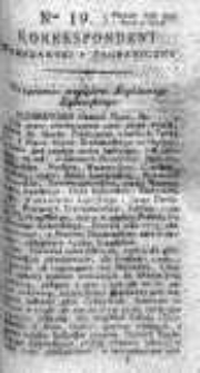 Korespondent Warszawski Donoszący Wiadomości Krajowe i Zagraniczne 1795, Nr 19