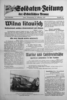 Soldaten = Zeitung der Schlesischen Armee 1939 October