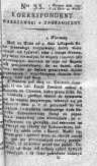 Korespondent Warszawski Donoszący Wiadomości Krajowe i Zagraniczne 1795, Nr 33