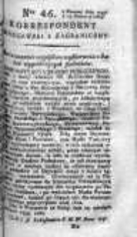 Korespondent Warszawski Donoszący Wiadomości Krajowe i Zagraniczne 1795, Nr 46