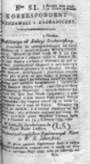 Korespondent Warszawski Donoszący Wiadomości Krajowe i Zagraniczne 1795, Nr 51