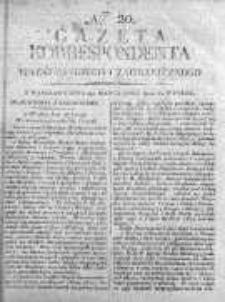 Korespondent Warszawski Donoszący Wiadomości Krajowe i Zagraniczne 1814, Nr 20