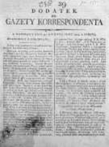 Korespondent Warszawski Donoszący Wiadomości Krajowe i Zagraniczne 1814, Nr 29