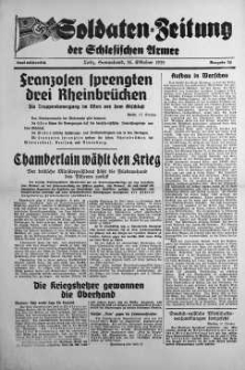 Soldaten = Zeitung der Schlesischen Armee 14 October 1939 nr 34