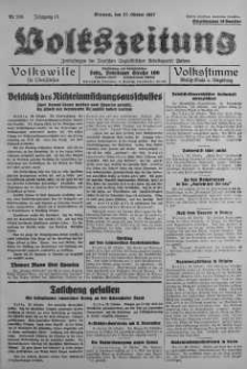 Volkszeitung 27 październik 1937 nr 296