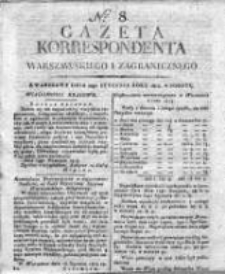 Gazeta Korrespondenta Warszawskiego i Zagranicznego 1815, Nr 8