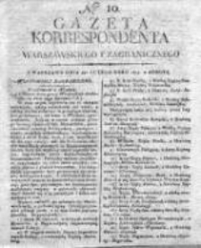 Gazeta Korrespondenta Warszawskiego i Zagranicznego 1815, Nr 10