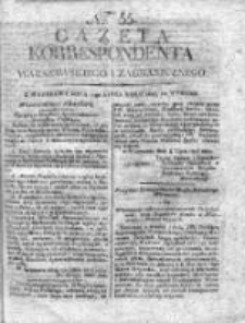 Gazeta Korrespondenta Warszawskiego i Zagranicznego 1815, Nr 55