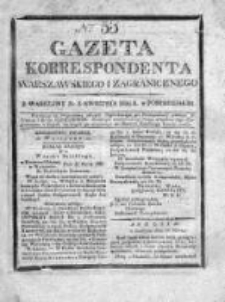 Gazeta Korrespondenta Warszawskiego i Zagranicznego 1826, Nr 53