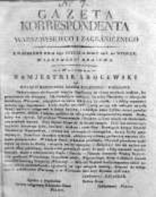 Gazeta Korrespondenta Warszawskiego i Zagranicznego 1816, Nr 7
