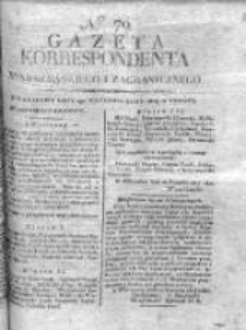 Gazeta Korrespondenta Warszawskiego i Zagranicznego 1815, Nr 70