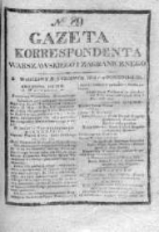 Gazeta Korrespondenta Warszawskiego i Zagranicznego 1826, Nr 89