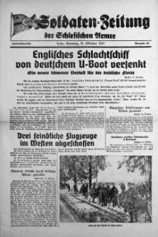 Soldaten = Zeitung der Schlesischen Armee 1939 October