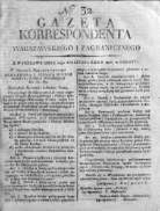 Gazeta Korrespondenta Warszawskiego i Zagranicznego 1816, Nr 32