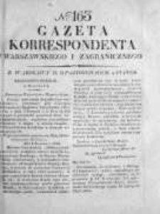 Gazeta Korrespondenta Warszawskiego i Zagranicznego 1826