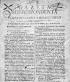 Gazeta Korrespondenta Warszawskiego i Zagranicznego 1815, Nr 3