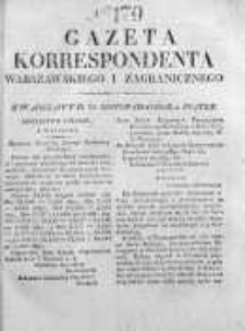 Gazeta Korrespondenta Warszawskiego i Zagranicznego 1826, Nr 179