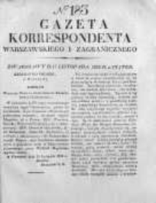 Gazeta Korrespondenta Warszawskiego i Zagranicznego 1826, Nr 183