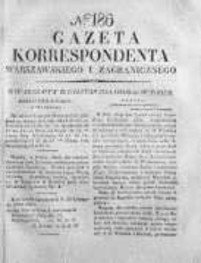 Gazeta Korrespondenta Warszawskiego i Zagranicznego 1826, Nr 186