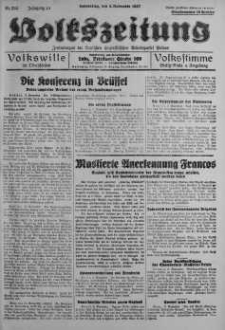 Volkszeitung 4 listopad 1937 nr 303