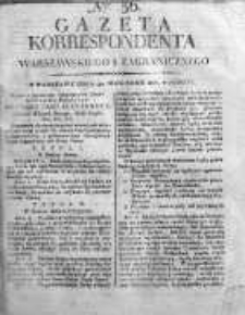 Gazeta Korrespondenta Warszawskiego i Zagranicznego 1816, Nr 36