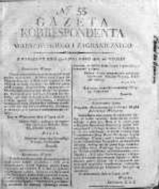 Gazeta Korrespondenta Warszawskiego i Zagranicznego 1816, Nr 55