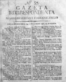 Gazeta Korrespondenta Warszawskiego i Zagranicznego 1816, Nr 57