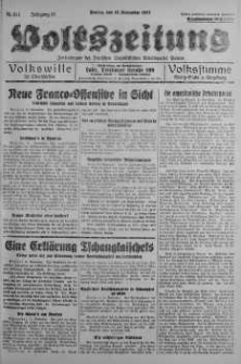 Volkszeitung 12 listopad 1937 nr 311
