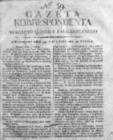 Gazeta Korrespondenta Warszawskiego i Zagranicznego 1816, Nr 59