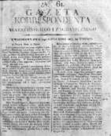 Gazeta Korrespondenta Warszawskiego i Zagranicznego 1816, Nr 61