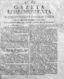 Gazeta Korrespondenta Warszawskiego i Zagranicznego 1816, Nr 67