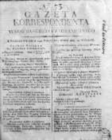 Gazeta Korrespondenta Warszawskiego i Zagranicznego 1816, Nr 73