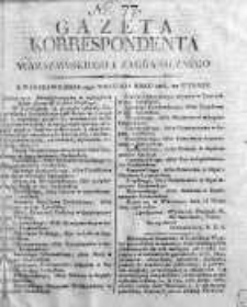 Gazeta Korrespondenta Warszawskiego i Zagranicznego 1816, Nr 77