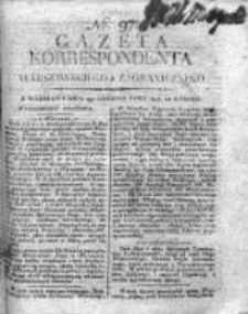 Gazeta Korrespondenta Warszawskiego i Zagranicznego 1815, Nr 97