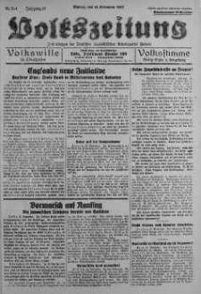 Volkszeitung 15 listopad 1937 nr 314