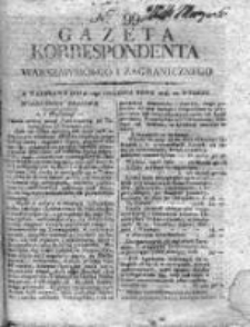 Gazeta Korrespondenta Warszawskiego i Zagranicznego 1815, Nr 99